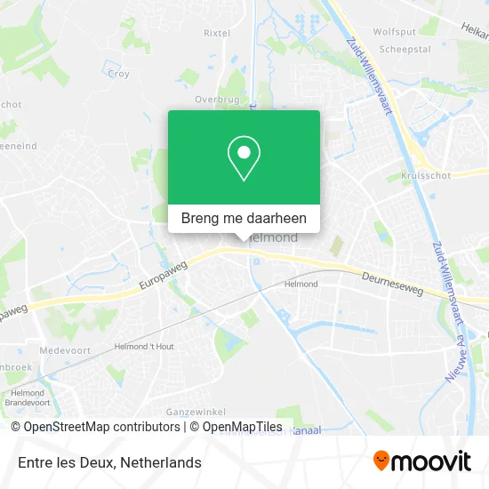 Entre les Deux kaart
