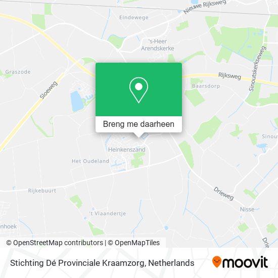 Stichting Dé Provinciale Kraamzorg kaart