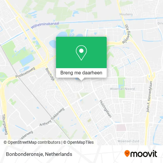 Bonbonderonsje kaart