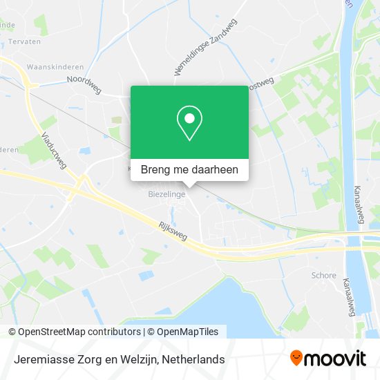 Jeremiasse Zorg en Welzijn kaart