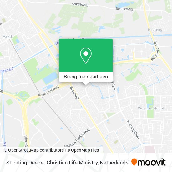 Stichting Deeper Christian Life Ministry kaart