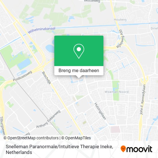 Snelleman Paranormale / Intuïtieve Therapie Ineke kaart