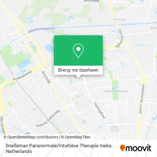 Snelleman Paranormale / Intuïtieve Therapie Ineke kaart