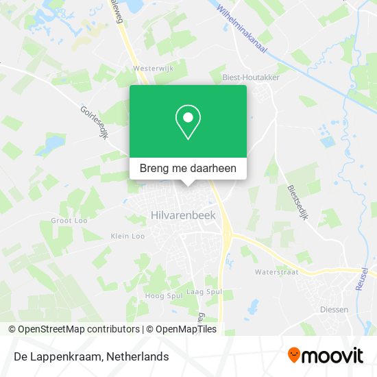 De Lappenkraam kaart