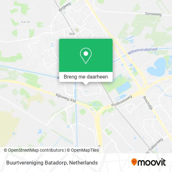 Buurtvereniging Batadorp kaart