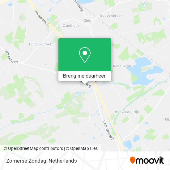 Zomerse Zondag kaart