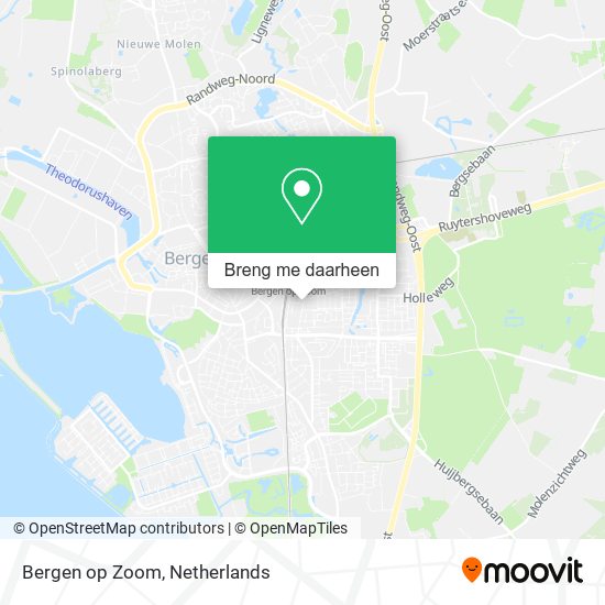 Bergen op Zoom kaart