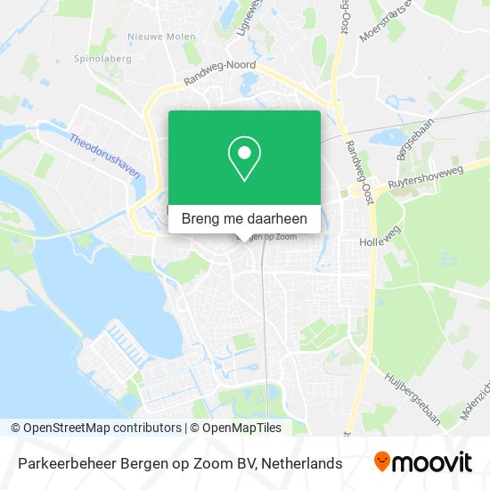 Parkeerbeheer Bergen op Zoom BV kaart