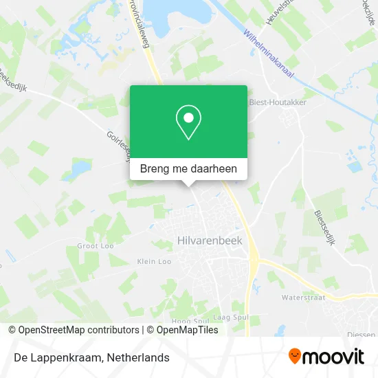 De Lappenkraam kaart