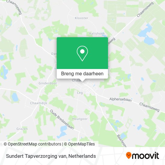 Sundert Tapverzorging van kaart