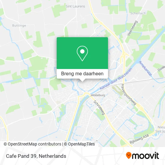 Cafe Pand 39 kaart