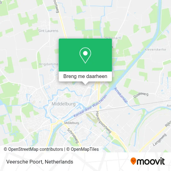 Veersche Poort kaart