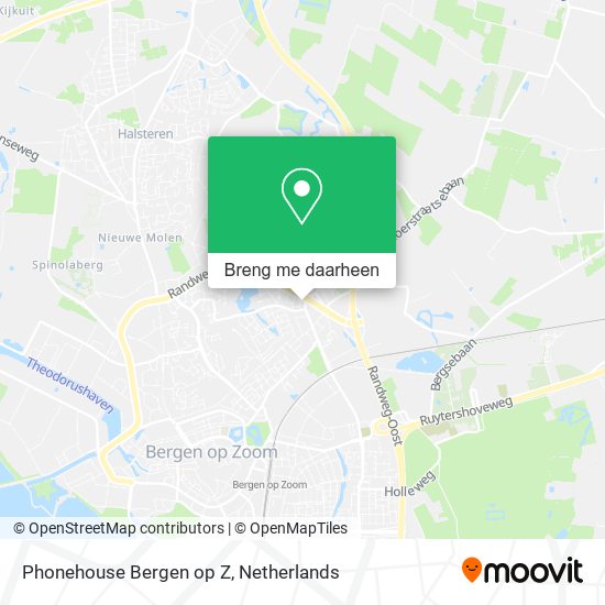 Phonehouse Bergen op Z kaart