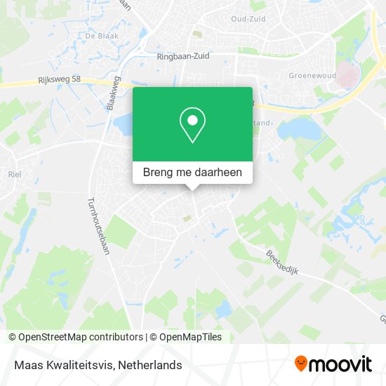 Maas Kwaliteitsvis kaart