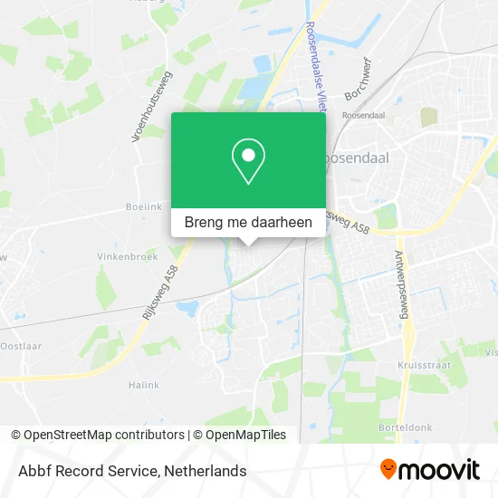 Abbf Record Service kaart