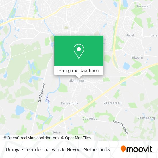 Umaya - Leer de Taal van Je Gevoel kaart