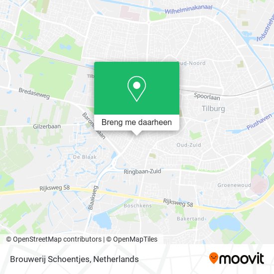 Brouwerij Schoentjes kaart