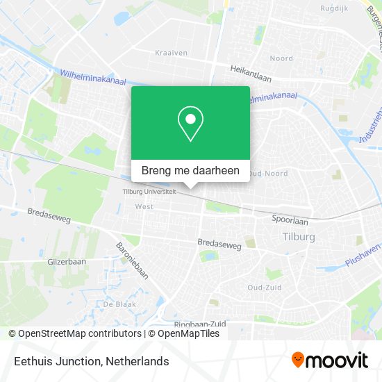 Eethuis Junction kaart