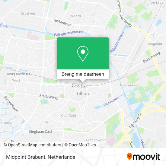 Midpoint Brabant kaart