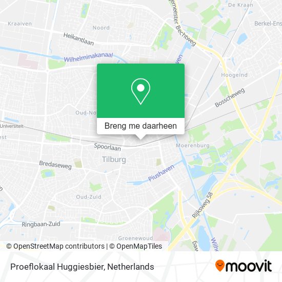 Proeflokaal Huggiesbier kaart