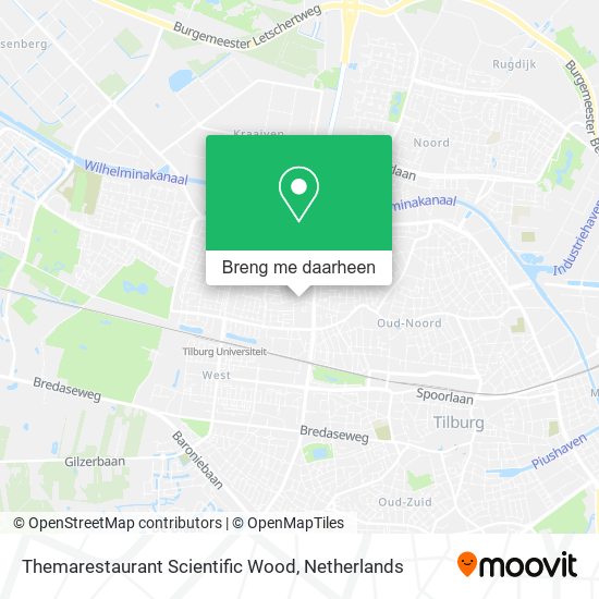 Themarestaurant Scientific Wood kaart