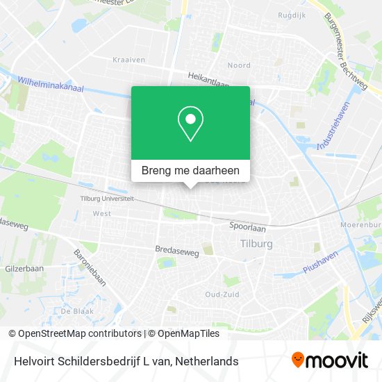 Helvoirt Schildersbedrijf L van kaart