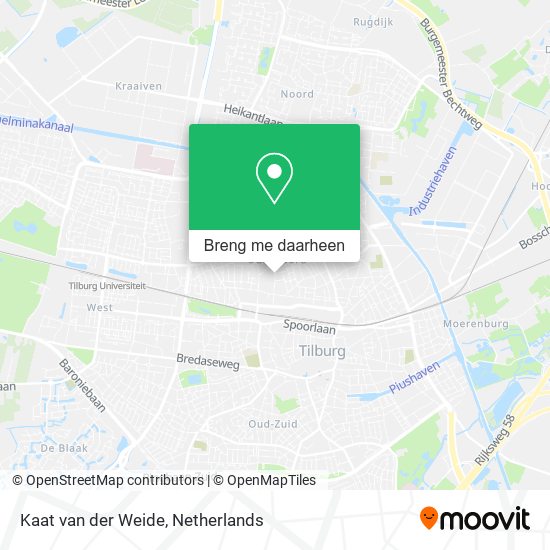 Kaat van der Weide kaart