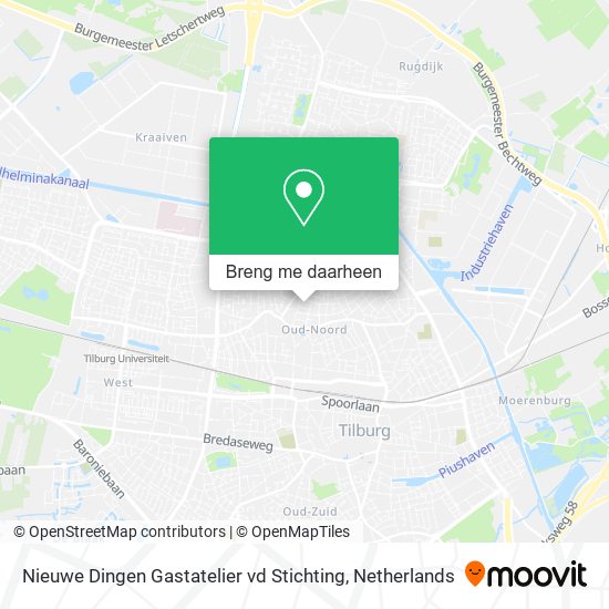 Nieuwe Dingen Gastatelier vd Stichting kaart