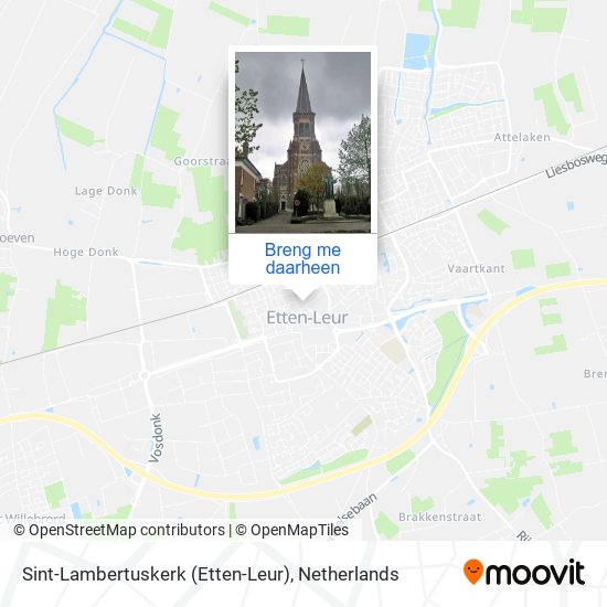 Sint-Lambertuskerk (Etten-Leur) kaart