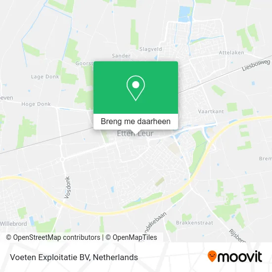 Voeten Exploitatie BV kaart