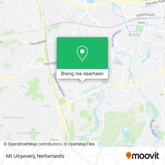 Mt Uitgeverij kaart