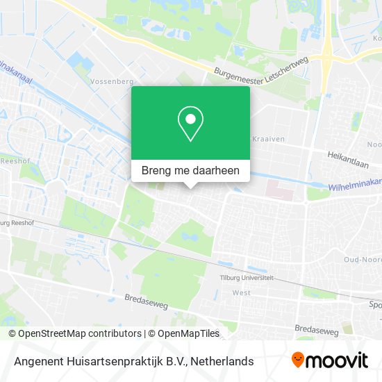 Angenent Huisartsenpraktijk B.V. kaart