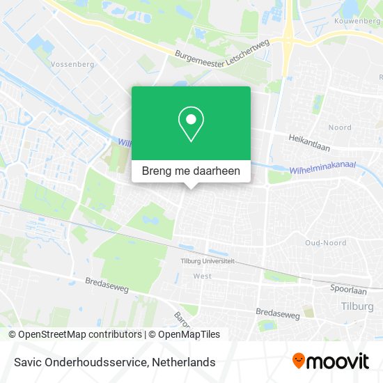 Savic Onderhoudsservice kaart