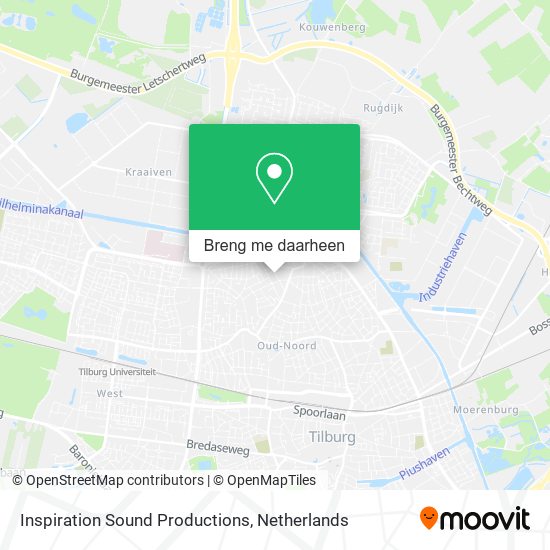 Inspiration Sound Productions kaart