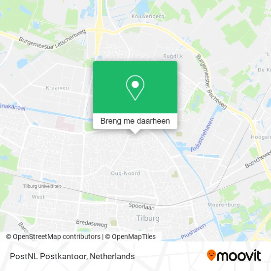 PostNL Postkantoor kaart