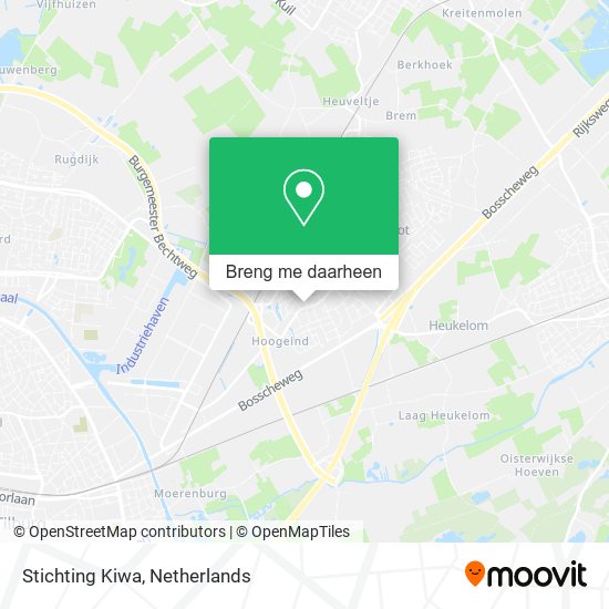 Stichting Kiwa kaart