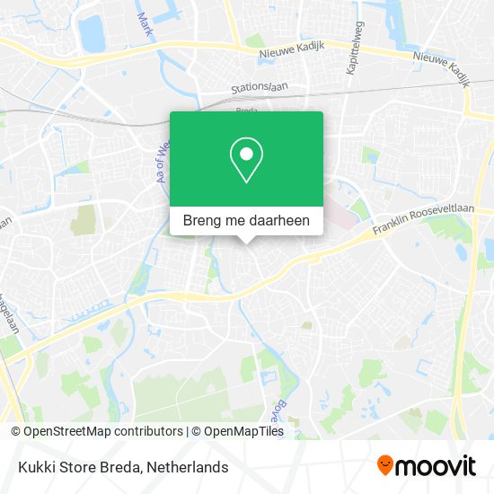 Kukki Store Breda kaart