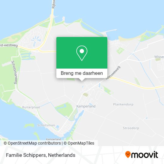 Familie Schippers kaart