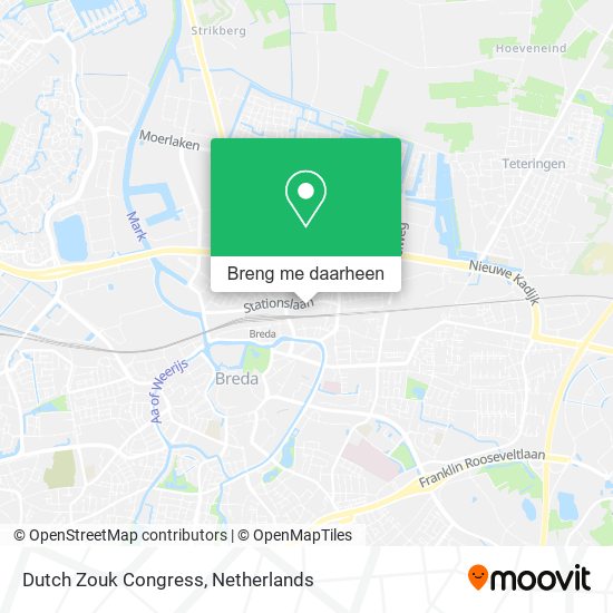 Dutch Zouk Congress kaart