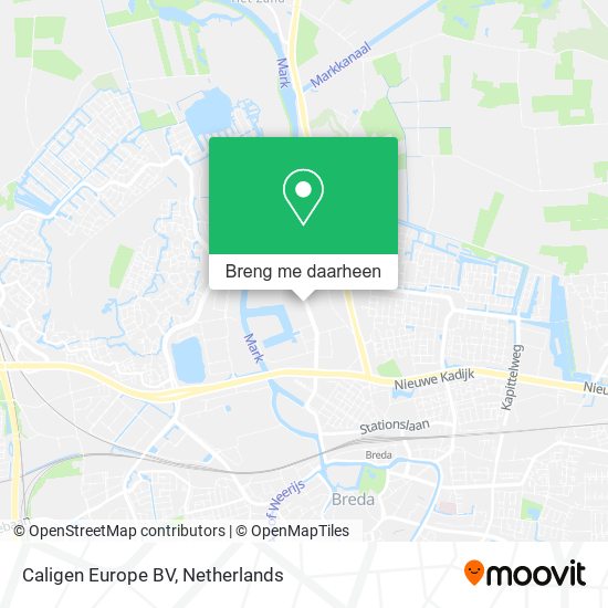 Caligen Europe BV kaart