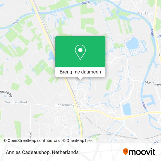 Annies Cadeaushop kaart