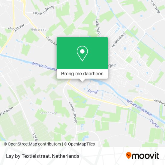 Lay by Textielstraat kaart