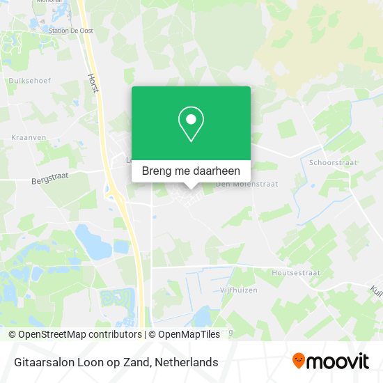 Gitaarsalon Loon op Zand kaart