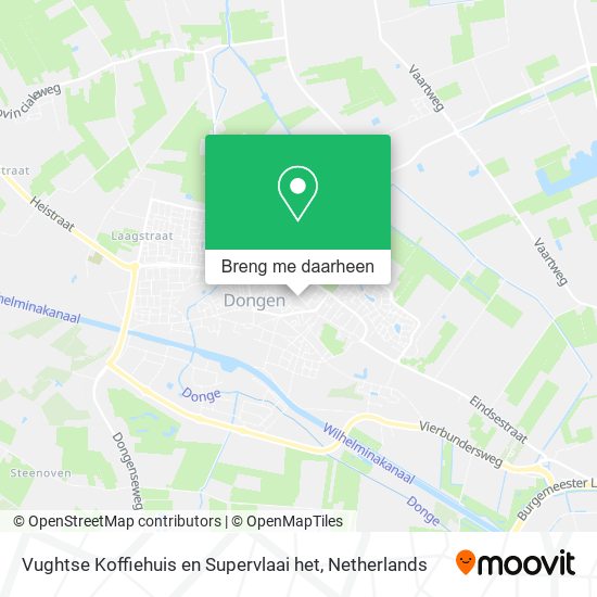 Vughtse Koffiehuis en Supervlaai het kaart