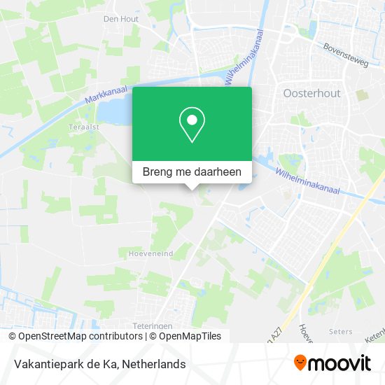 Vakantiepark de Ka kaart