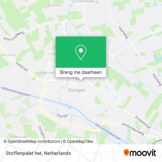 Stoffenpalet het kaart