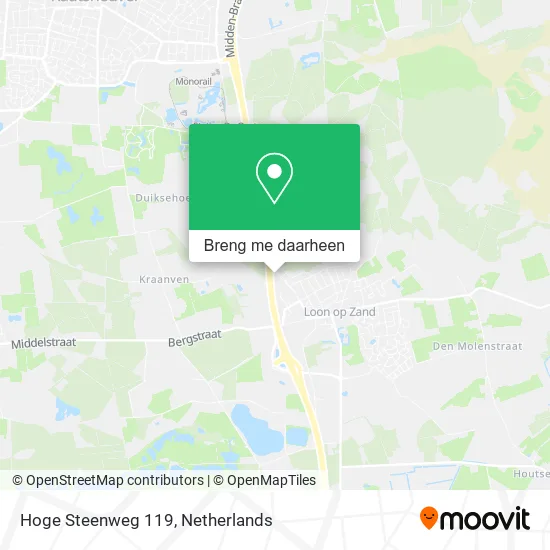 Hoge Steenweg 119 kaart