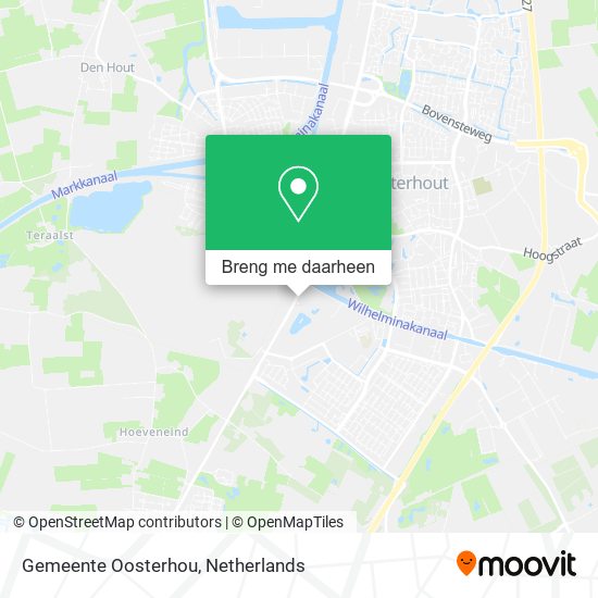 Gemeente Oosterhou kaart