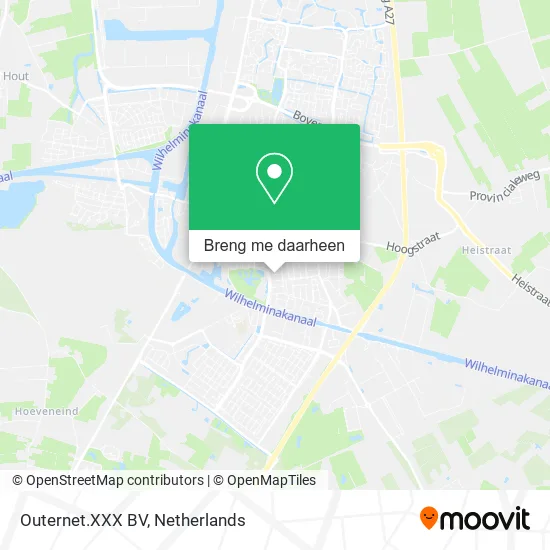 Outernet.XXX BV kaart