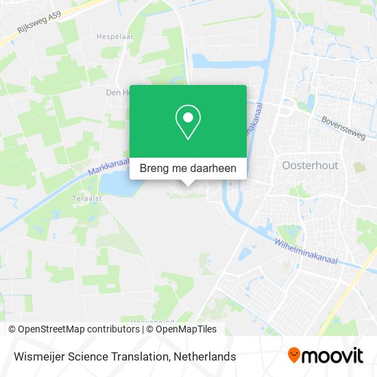 Wismeijer Science Translation kaart